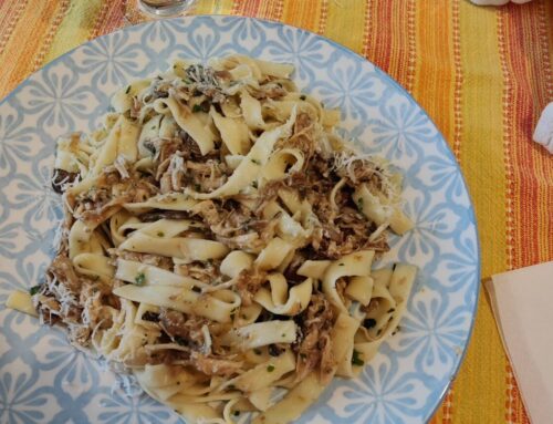 Tagliatelle con coniglio