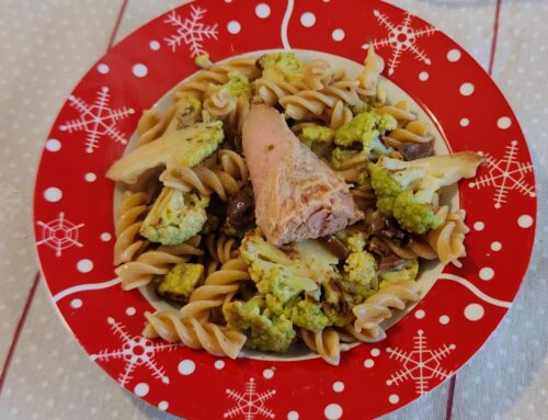 Pasta con broccoli e tonno